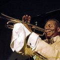 Satchmo blowing his trumpet